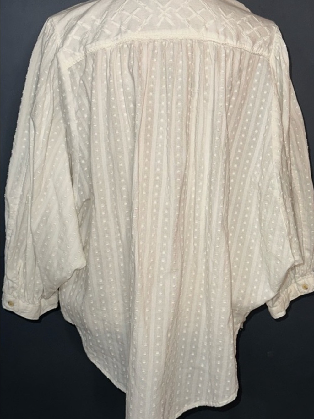 Anthropologie White Blouse - Picture 5 of 6